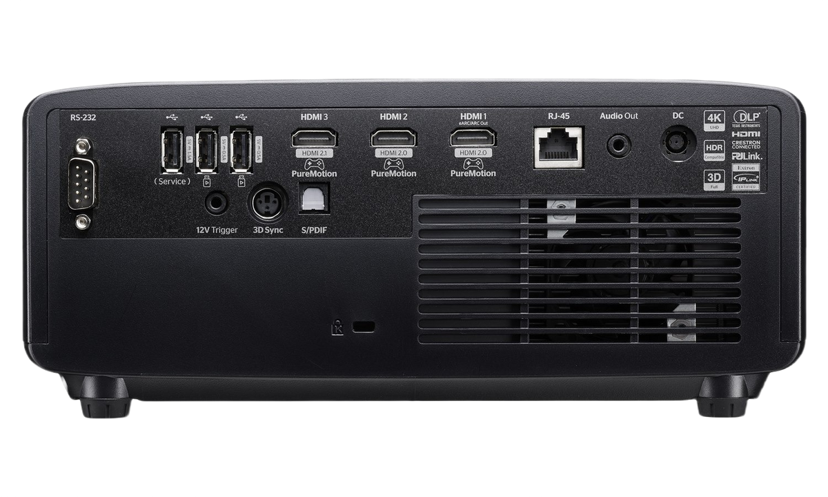 Optoma UHZ58LV Bright 4K UHD Dual Laser Home Entertainment Projector