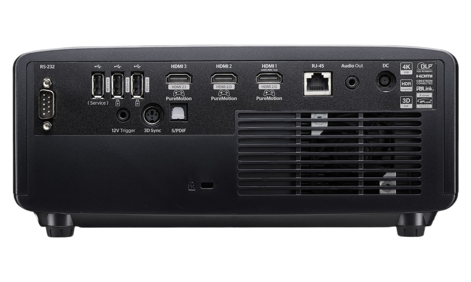 Optoma UHZ58LV Bright 4K UHD Dual Laser Home Entertainment Projector