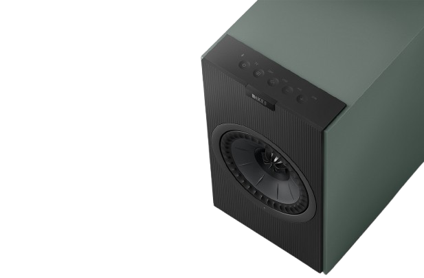 KEF Coda W Active Bluetooth Speakers – Moss Green