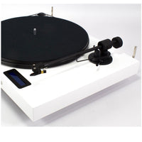 Pro-Ject Juke Box E All-in-one Bluetooth Turntable + Kanto YU Passive 6 Bundle in White