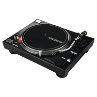 Twin Reloop RP-7000 MK2 Professional Turntable Bundle Inc Lids & Cartridges in Black