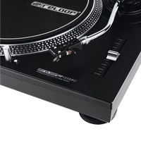 Reloop RP-1000 MK2 - Belt-Drive Turntable with Reloop OM Black by Ortofon