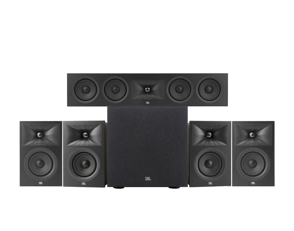 JBL Stage 240B 5.1 Speaker Package with 10” Subwoofer - Black