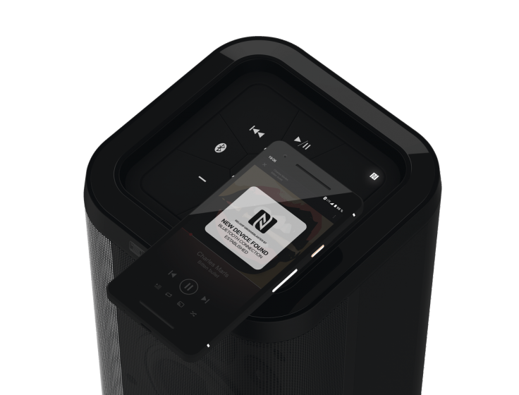 Reloop Groove Blaster BT - Portable Bluetooth Speaker with Smart Link