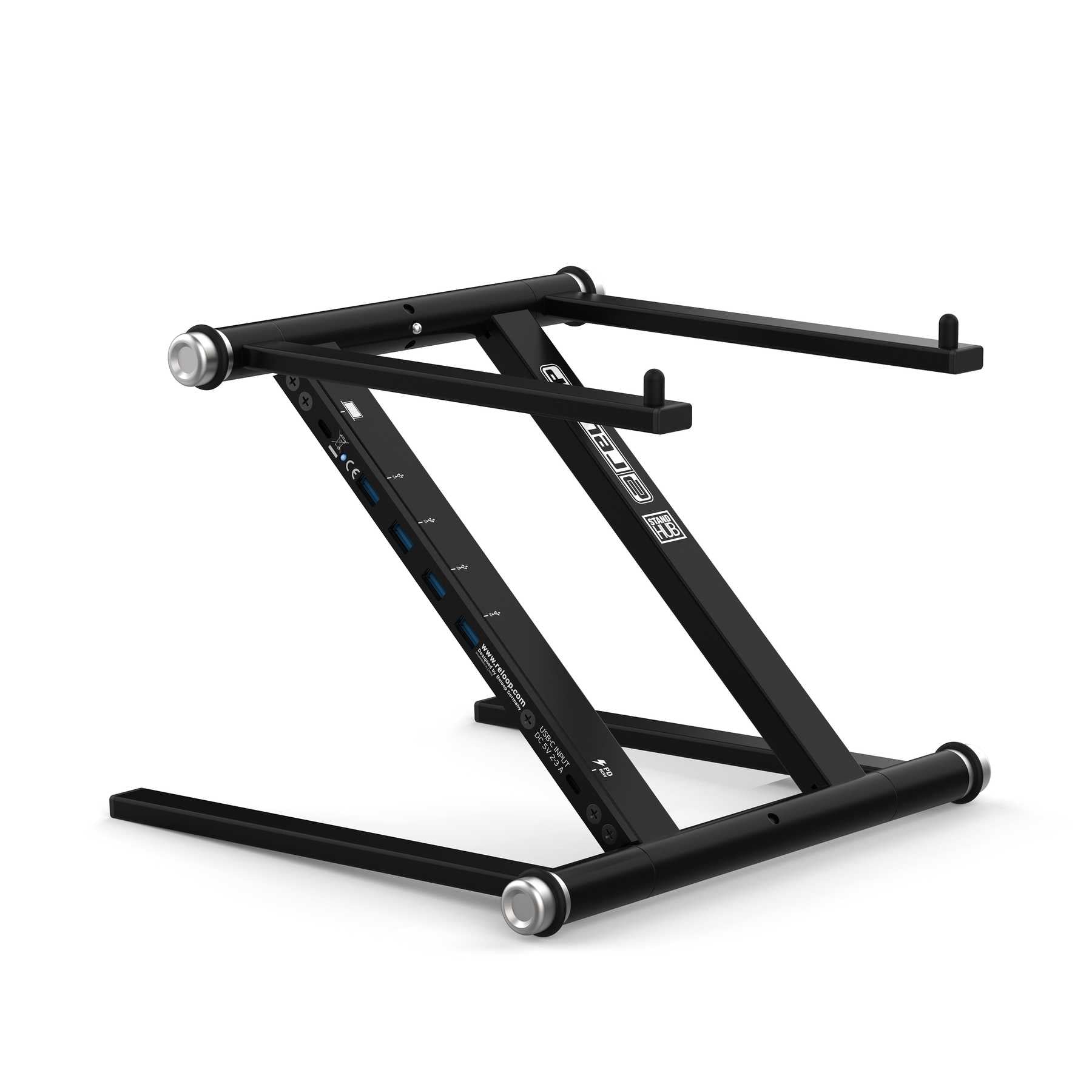 Reloop Stand Hub - Laptop stand with built in USB Hub