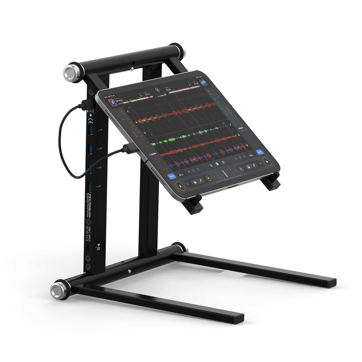 Reloop Stand Hub - Laptop stand with built in USB Hub