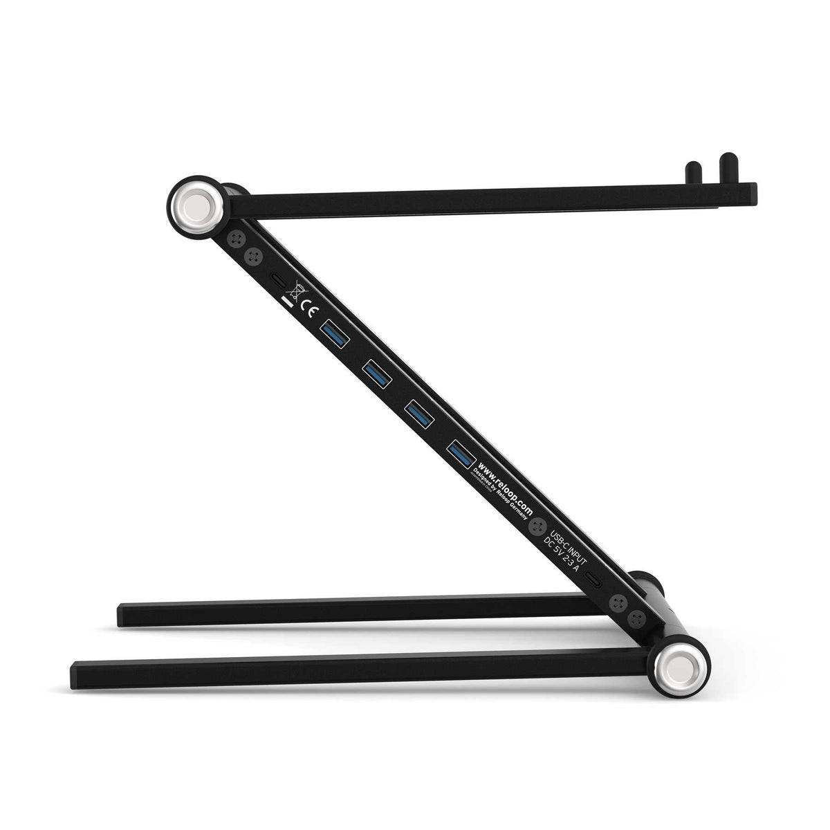 Reloop Stand Hub - Laptop stand with built in USB Hub