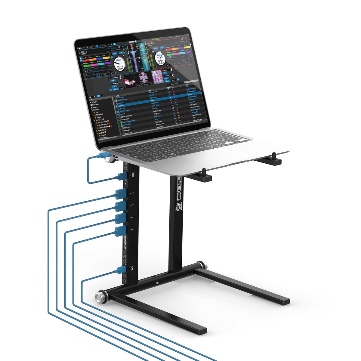 Reloop Stand Hub - Laptop stand with built in USB Hub