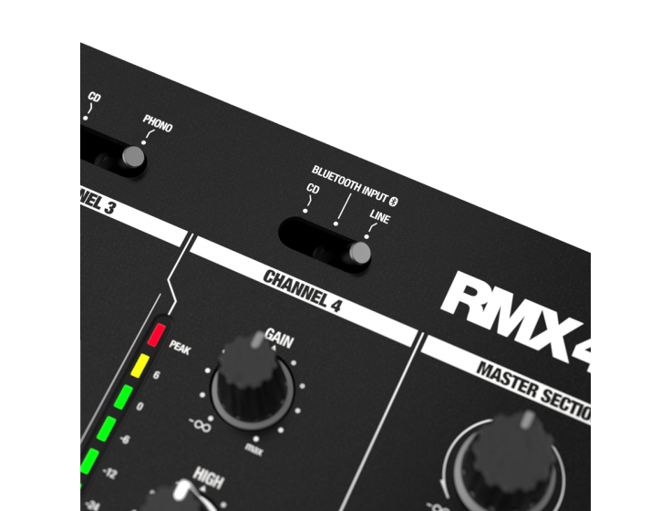 Reloop RMX-44 BT 4-Channel Bluetooth DJ Mixer