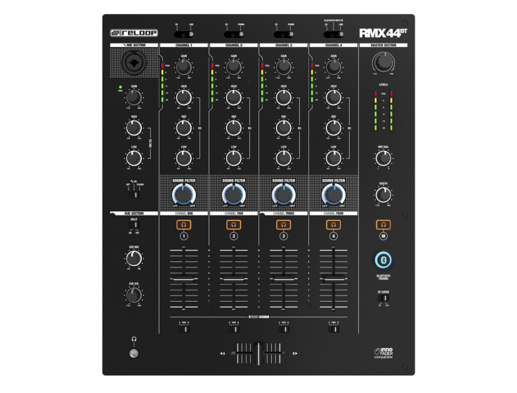 Reloop RMX-44 BT 4-Channel Bluetooth DJ Mixer