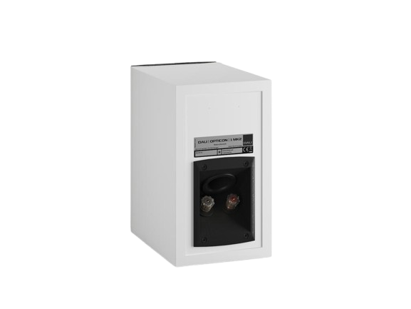 Dali Opticon 1 Mk2 Stand Mount Speakers - White/Oak