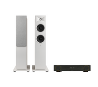 ARCAM A5+ Radia Plus Amplifier + JBL Stage 260F Floor Standing Speakers Package and 5 metres Classic 79 Strand