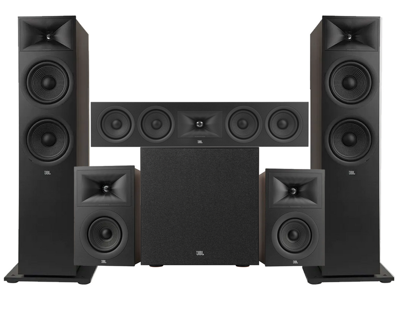 JBL Stage 280F 5.1 Speaker Package with 12” Subwoofer - Black