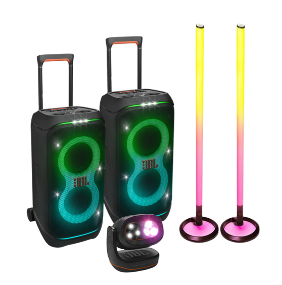 JBL PartyBox Stage 320 Stereo PartyLights Bundle