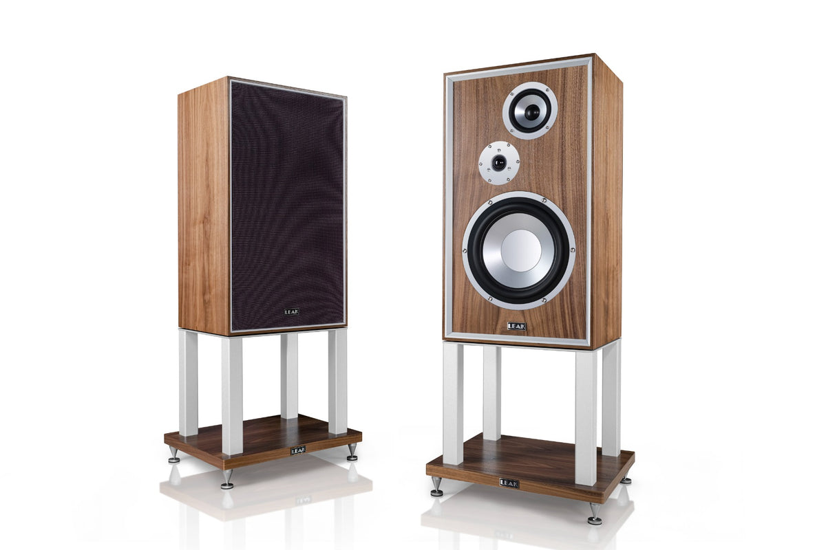 LEAK Sandwich 250 Loudspeakers + Stands - Walnut
