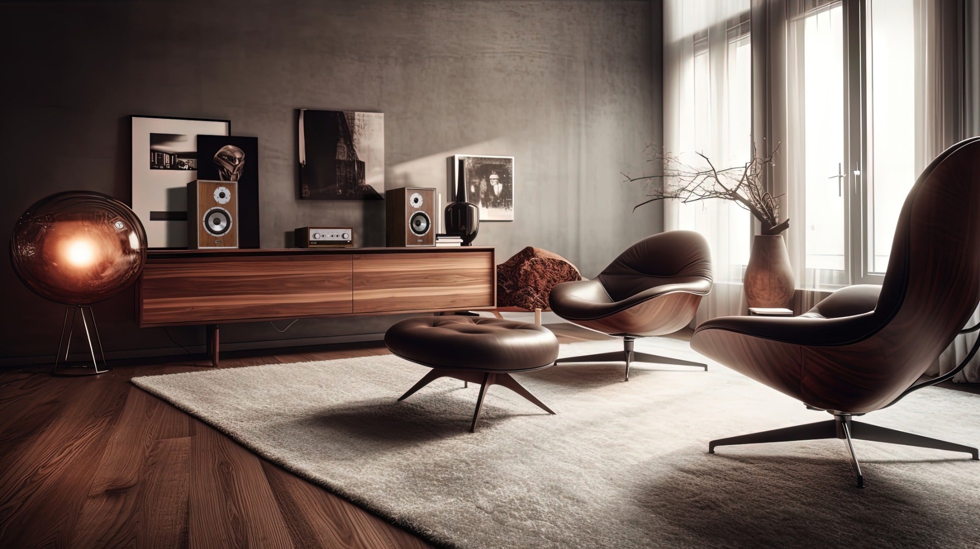 LEAK Sandwich 150 Loudspeakers - Walnut