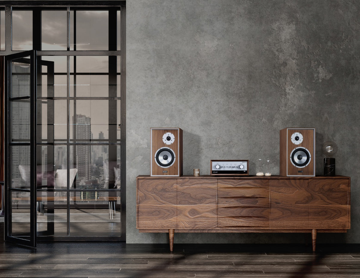 LEAK Sandwich 150 Loudspeakers - Walnut