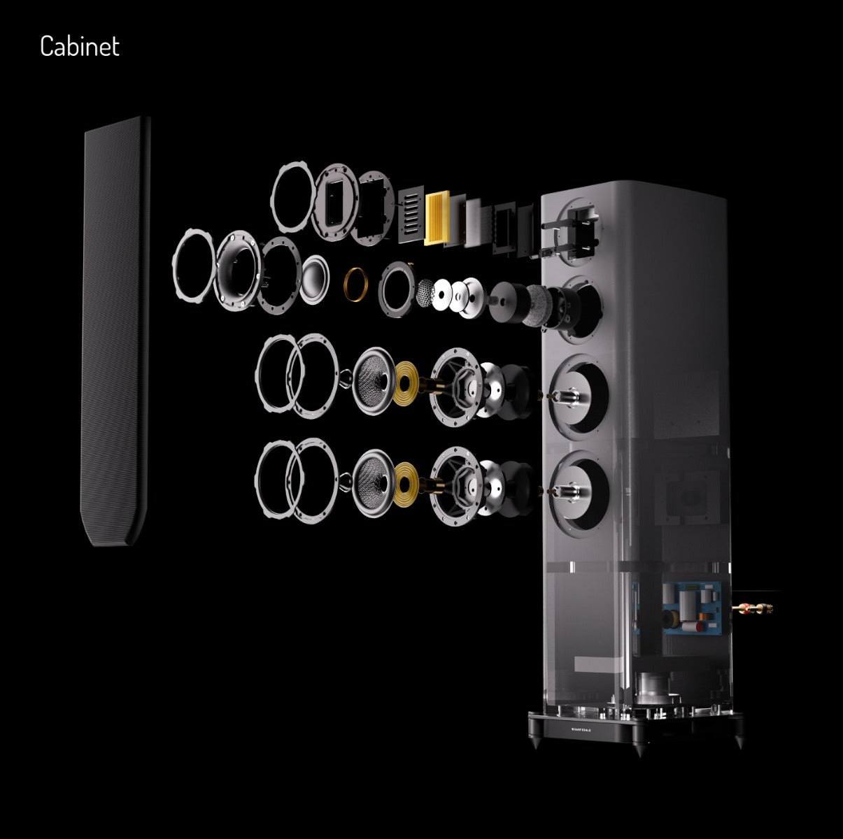 Wharfedale Evo 5.4 Floorstanding Speakers - Lunar Grey