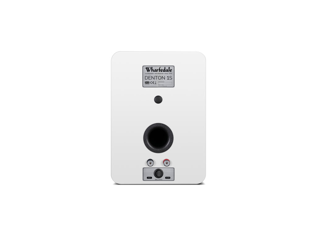 Wharfedale Denton 1S Bookshelf Speakers – White