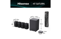 Hisense HT Saturn Dolby Atmos / DTS:X Wireless Home Cinema Speaker System