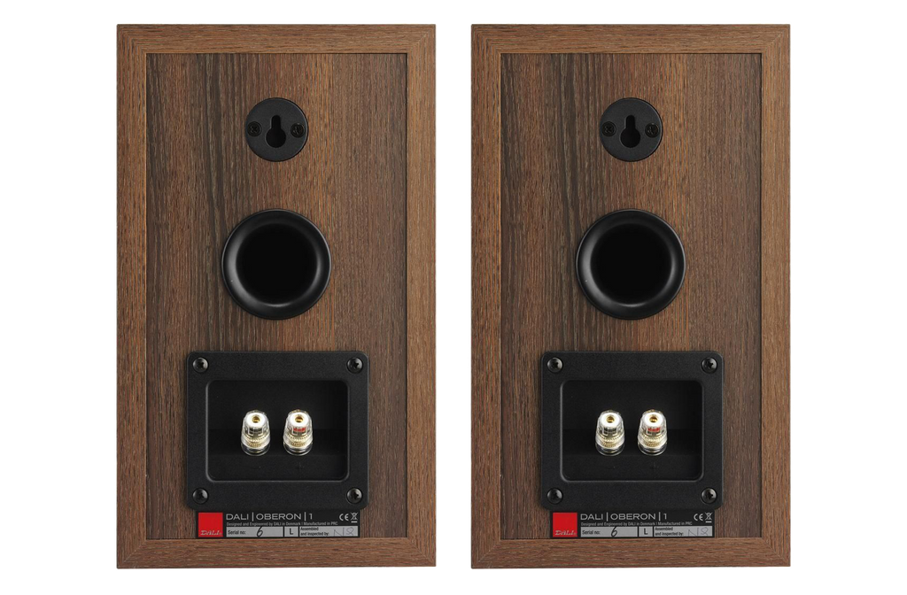 Dali Oberon 1 Bookshelf Speakers - Dark Walnut