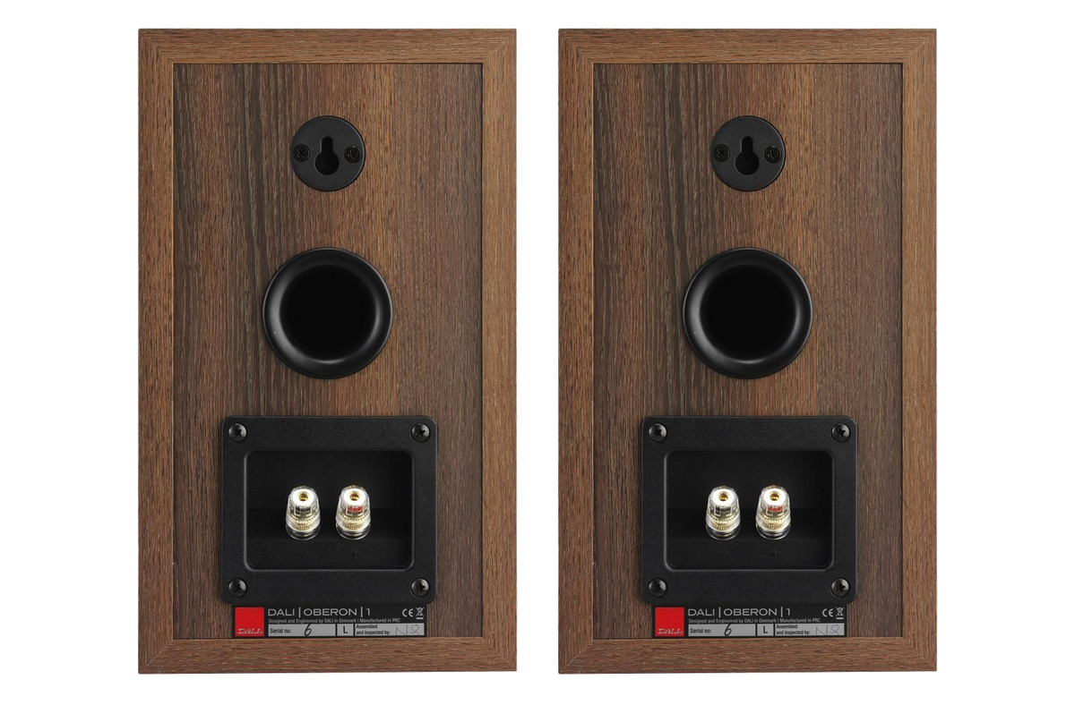 Dali Oberon 1 Bookshelf Speakers - Dark Walnut