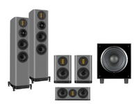 Wharfedale Evo 5.3 – 5.1 Surround Sound Bundle – Lunar Grey with SW-12 Subwoofer