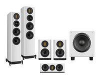 Wharfedale Evo 5.4 – 5.1 Surround Sound Bundle – White with SW-12 Subwoofer - White