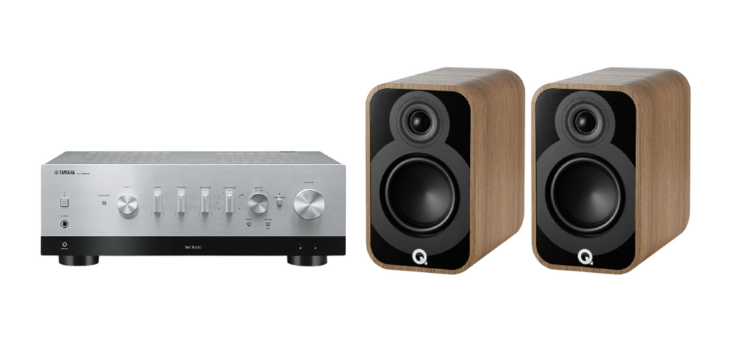 Yamaha R-N800A Network Receiver Amplifier + Q Acoustics 5010 Bookshelf Speakers