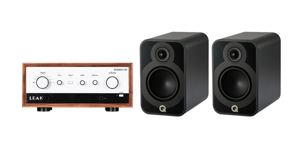 LEAK Stereo 130 Integrated Amplifier + Q Acoustics 5020 Speakers