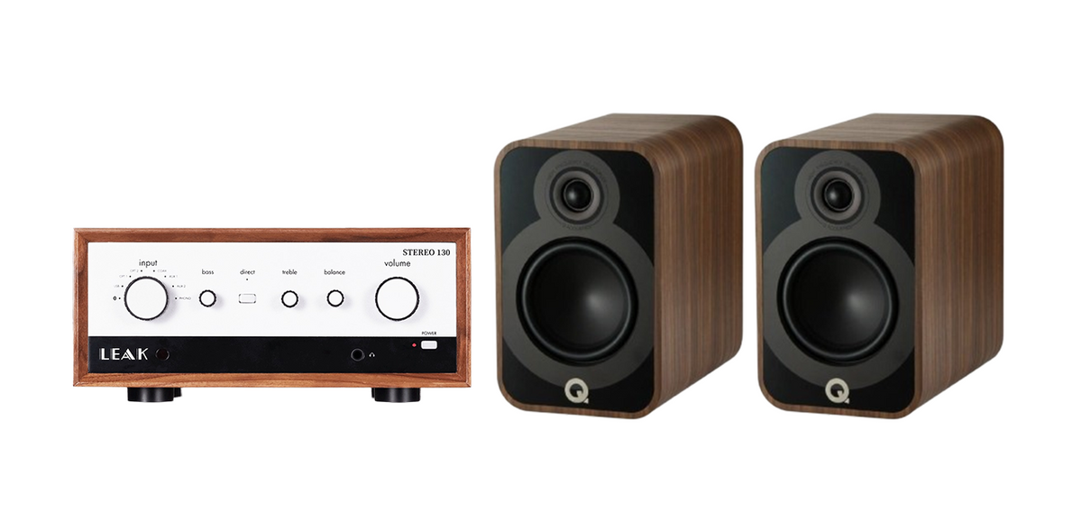 LEAK Stereo 130 Integrated Amplifier + Q Acoustics 5020 Speakers