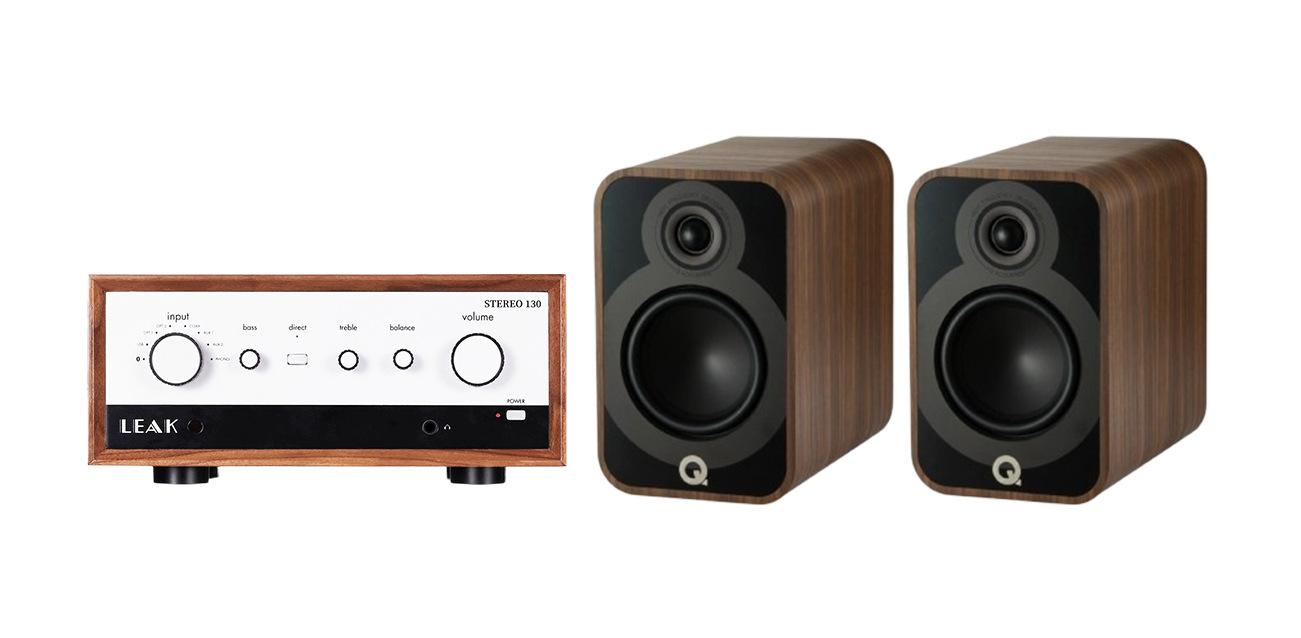 LEAK Stereo 130 Integrated Amplifier + Q Acoustics 5020 Speakers
