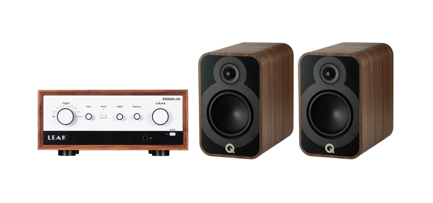 LEAK Stereo 230 Integrated Amplifier + Q Acoustics 5020 Speakers