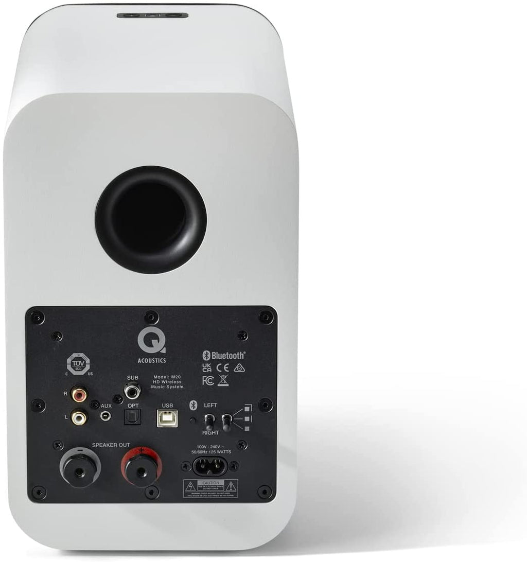 Q Acoustic M20 HD Wireless Music System Speakers White
