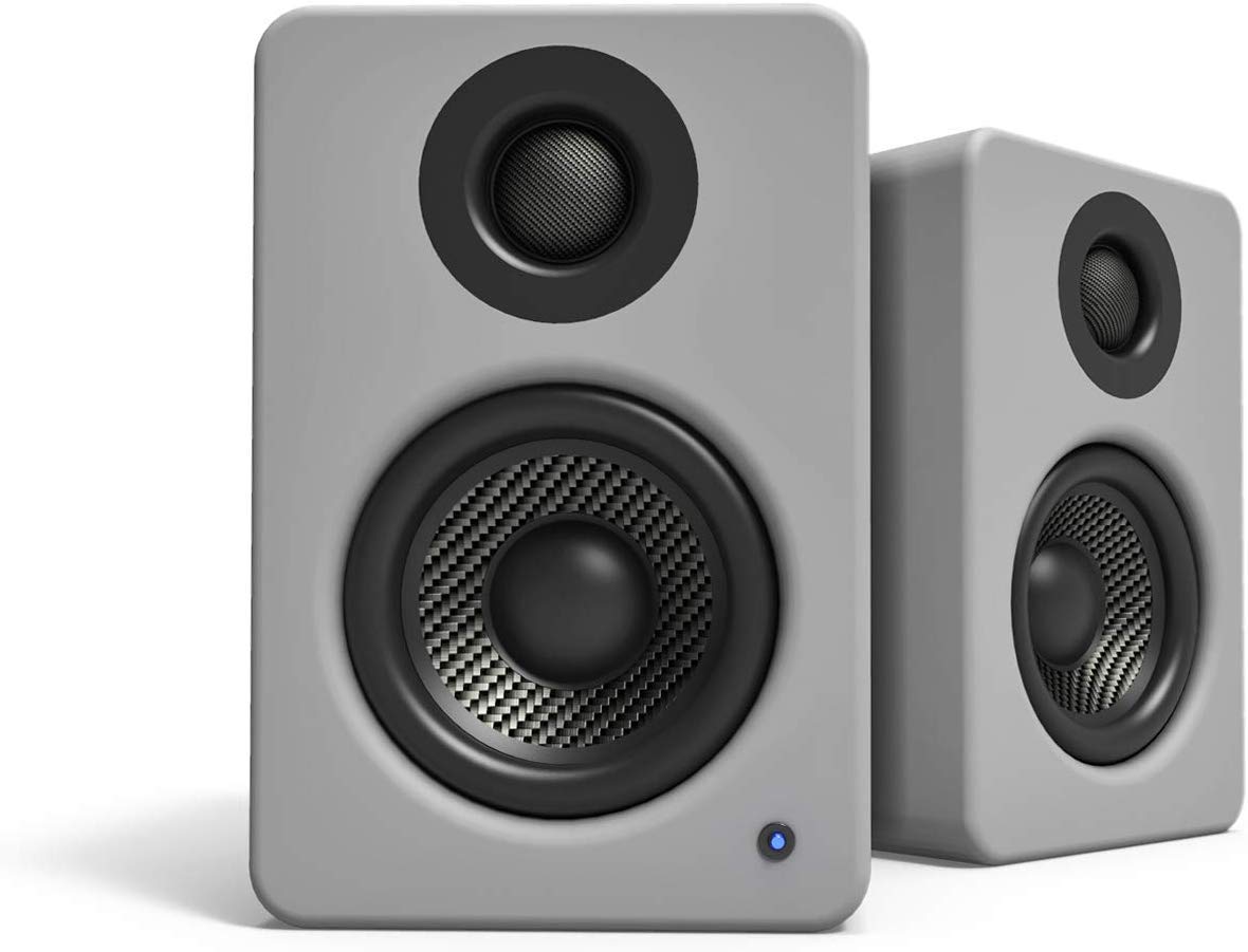Kanto Audio Yu2 Active Powered Bookshelf Speakers  Matte Grey - EX DEMO
