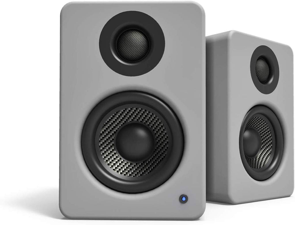 Kanto Audio Yu2 Active Powered Bookshelf Speakers - Matte Grey - OPEN BOX