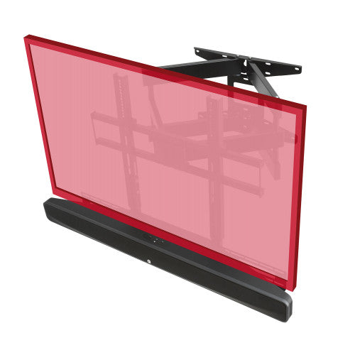 SoundXtra Soundbar And Cantilever TV Mount For Cambridge Audio TVB2 And Q Acoustics Media 4