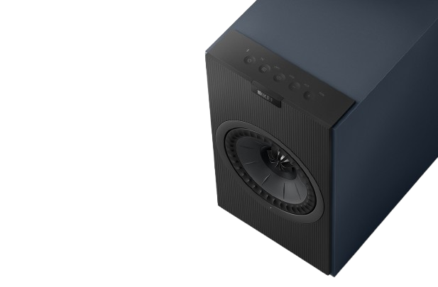 KEF Coda W Active Bluetooth Speakers – Midnight Blue