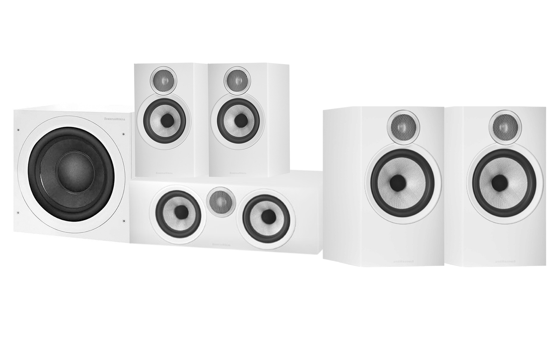 Bowers & Wilkins 606 S3 5.1 Cinema Pack with ASW608 8” Subwoofer