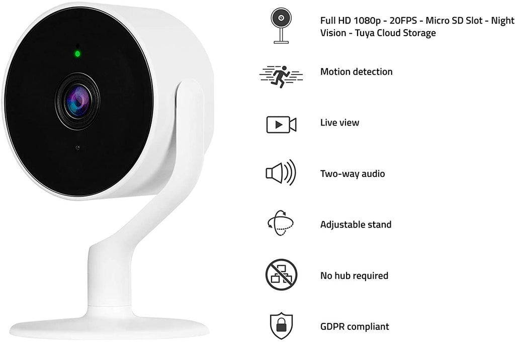 Hombli Full HD 1080p Smart In Door Camera (Adjustable Stand)
