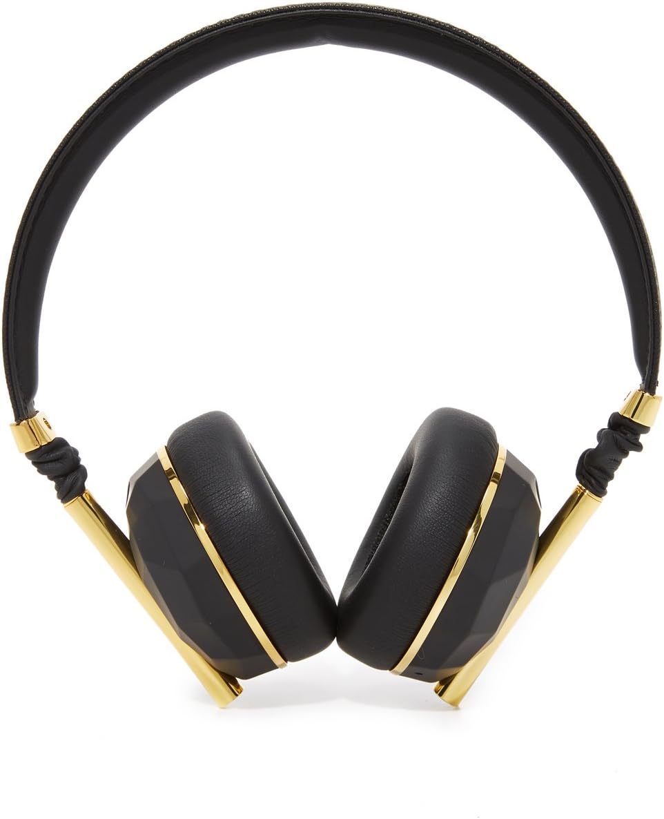 Caeden Linea Nº10 Bluetooth Wireless On Ear Carbon & Gold Headphones