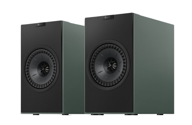 KEF Coda W Active Bluetooth Speakers – Moss Green