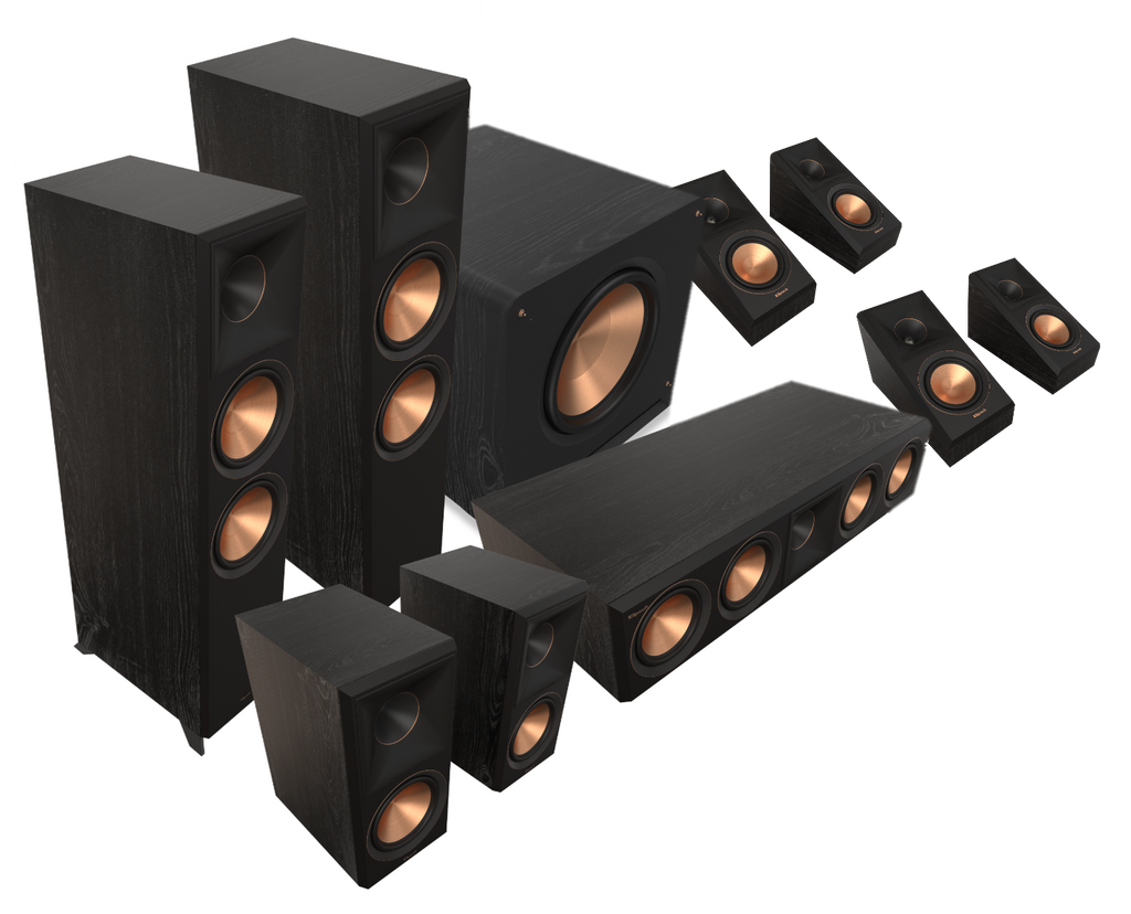Klipsch Ultimate Reference Premier RP-8000F II Dolby Atmos 5.1.4 System