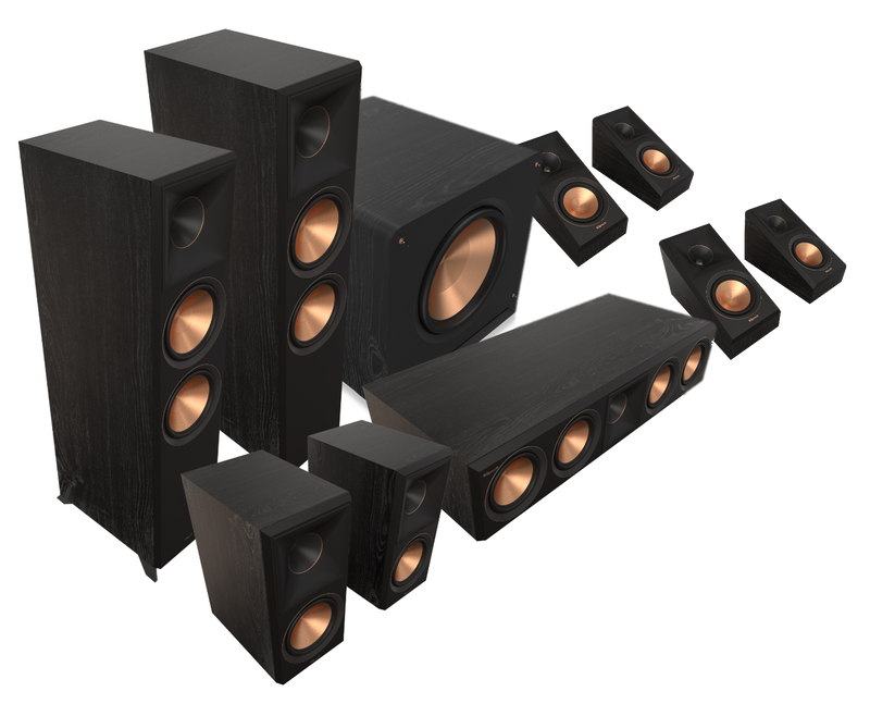 Klipsch Ultimate Reference Premier RP-8000F II Dolby Atmos 5.1.4 System