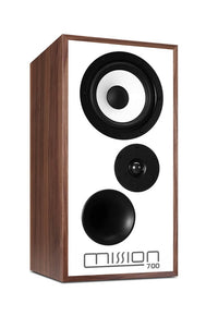 Mission 700 Bookshelf Speakers With Stands - Walnut
