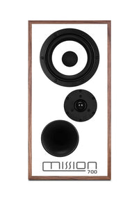 Mission 700 Bookshelf Speakers With Stands - Walnut