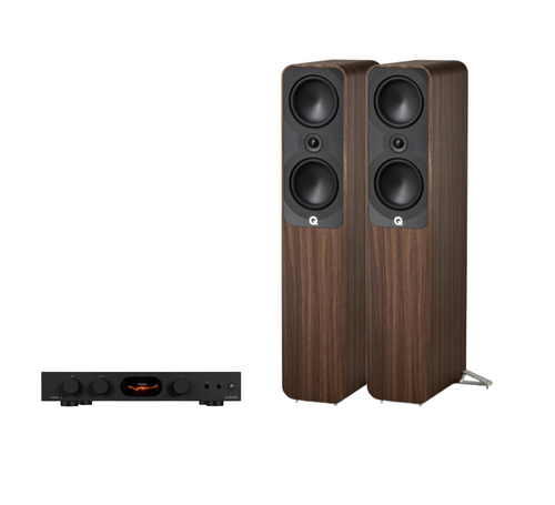 Audiolab 7000A Integrated Amplifier + Q Acoustics 5050 Floor Standing Speakers Package and 5 metres Classic 79 Strand