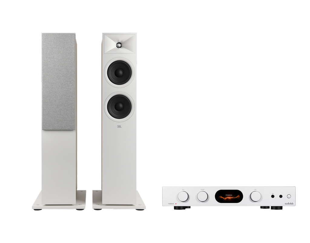 Audiolab 7000A Integrated Amplifier + JBL Stage 260F Floor Standing Speakers Package and 5 metres Classic 79 Strand
