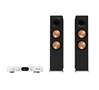 Audiolab 7000A Integrated Amplifier + Klipsch R-800F Floor Standing Speakers Package and 5 metres Classic 79 Strand