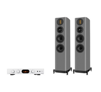 Audiolab 7000A Integrated Amplifier + Wharfedale Evo 5.3 Floor Standing Speakers Package and 5 metres Classic 79 Strand